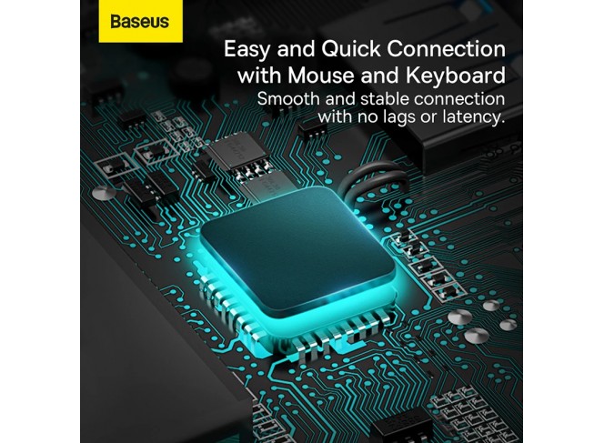 Hub Baseus 6 Em 1 Usb Tipo C 4k @60hz Rj45 Sd Tf 10gbps