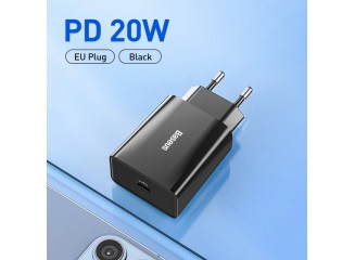 Carregador Parede Turbo 20w Usb-c Type C Speed Mini Baseus