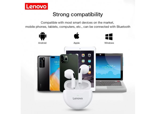 Lenovo-HT38 TWS Fone De Ouvido Bluetooth