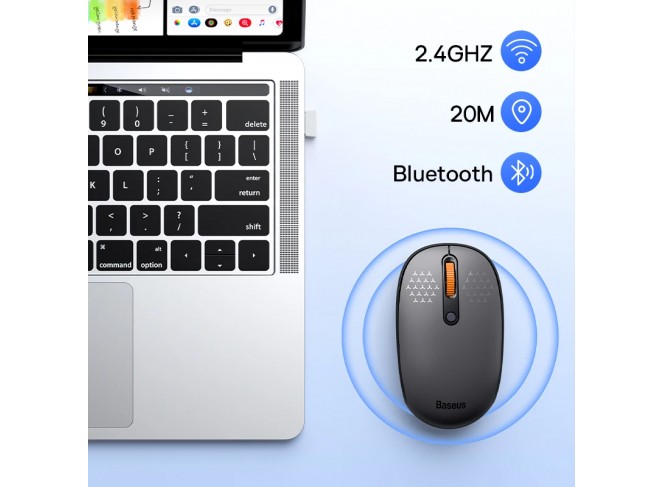 Baseus-mouse sem fio bluetooth, 1600dpi