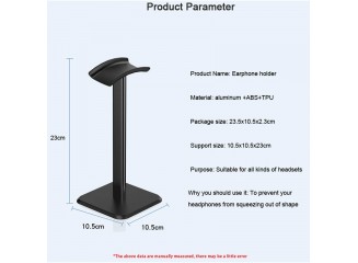 Suporte de Mesa para Headset em Alumínio